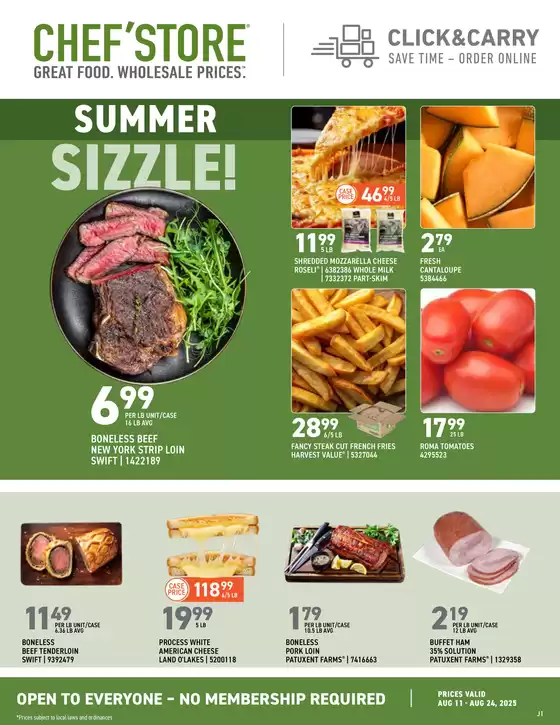 Chef'Store catalogue in Bangor ME | Top deals and discounts | 2025-08-11T00:00:00.000Z - 2025-08-24T00:00:00.000Z