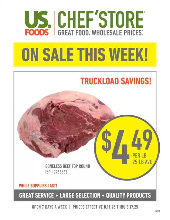 Chef'Store catalogue in Bangor ME | Top offers for all bargain hunters | 2025-08-11T00:00:00.000Z - 2025-08-17T00:00:00.000Z