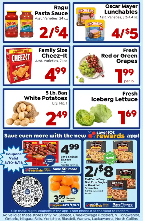 Current special promotions
