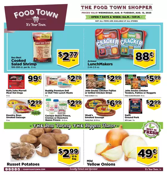 Food Town catalogue in Mountain View AR | Food Town Advo Circular | 2025-08-12T00:00:00.000Z - 2025-12-31T00:00:00.000Z