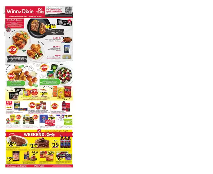 Winn Dixie catalogue in Milo ME | Current bargains and offers | 2025-08-13T00:00:00.000Z - 2025-08-19T00:00:00.000Z