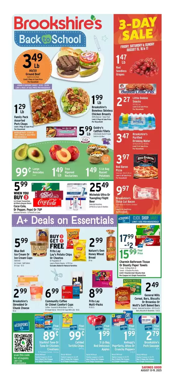 Brookshire's catalogue in Tallahassee FL | Wide range of offers | 2025-08-13T00:00:00.000Z - 2025-08-19T00:00:00.000Z