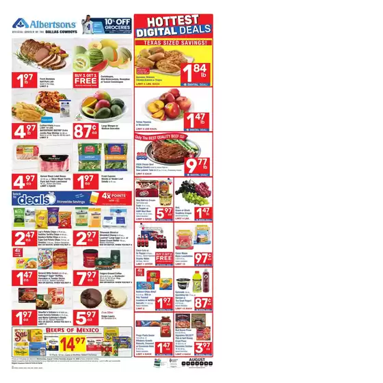 Albertsons catalogue in Tallahassee FL | Great offer for bargain hunters | 2025-08-13T00:00:00.000Z - 2025-08-19T00:00:00.000Z
