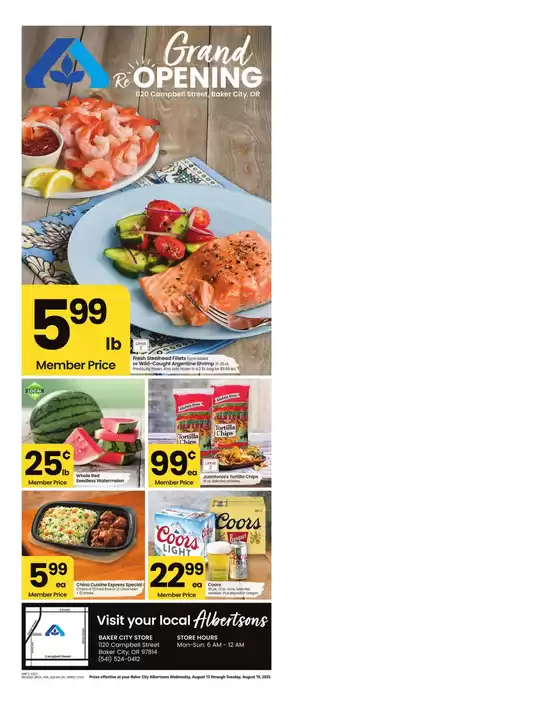 Albertsons catalogue in Tallahassee FL | Exclusive bargains | 2025-08-13T00:00:00.000Z - 2025-08-19T00:00:00.000Z