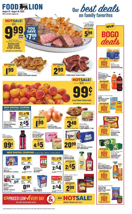 Food Lion catalogue in Pendleton SC | Save now with our deals | 2025-08-13T00:00:00.000Z - 2025-08-19T00:00:00.000Z