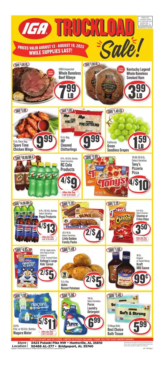 IGA catalogue in Palestine TX | Discover attractive offers | 2025-08-13T00:00:00.000Z - 2025-08-19T00:00:00.000Z