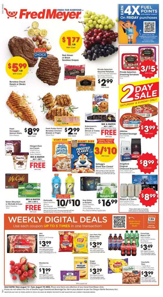 Fred Meyer catalogue in Rio Grande NJ | Top offers for smart savers | 2025-08-13T00:00:00.000Z - 2025-08-19T00:00:00.000Z