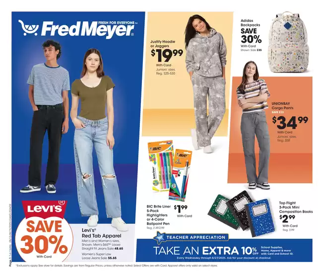 Fred Meyer catalogue in Lynnwood WA | Exclusive bargains | 2025-08-13T00:00:00.000Z - 2025-08-19T00:00:00.000Z