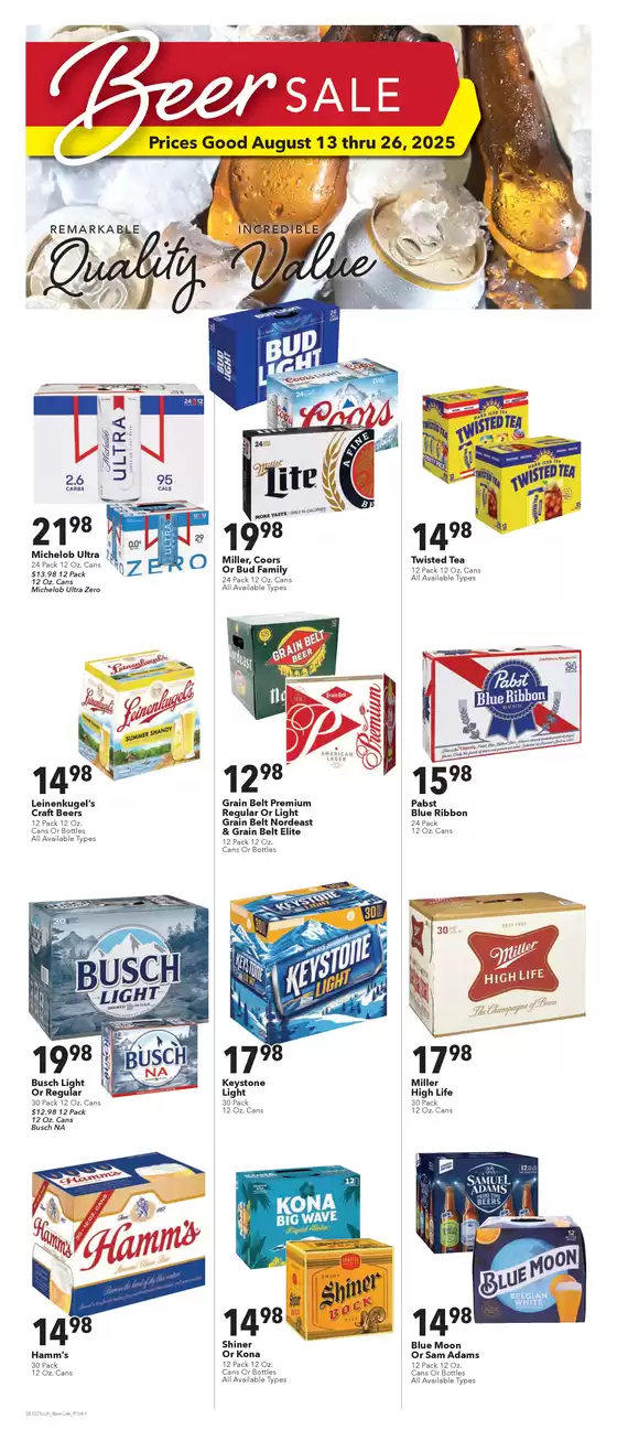 Attractive special offers for everyone
