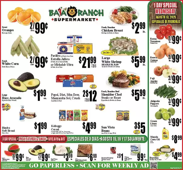 Baja Ranch weekly ad
