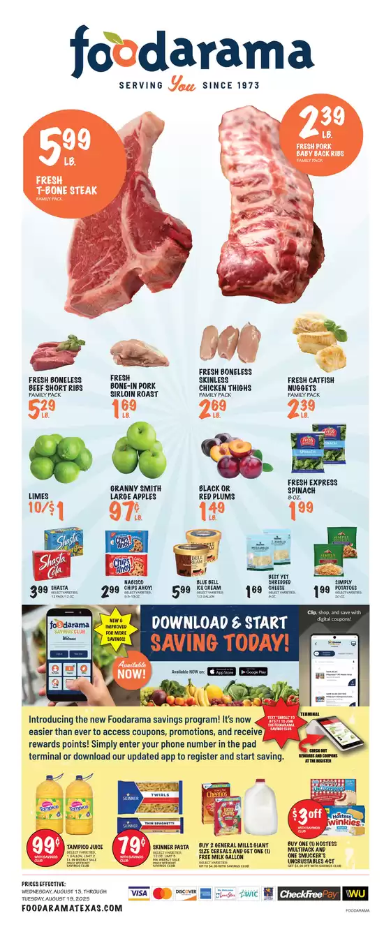 Foodarama catalogue in Hull GA | Foodarama weekly ad | 2025-08-13T00:00:00.000Z - 2025-08-19T00:00:00.000Z