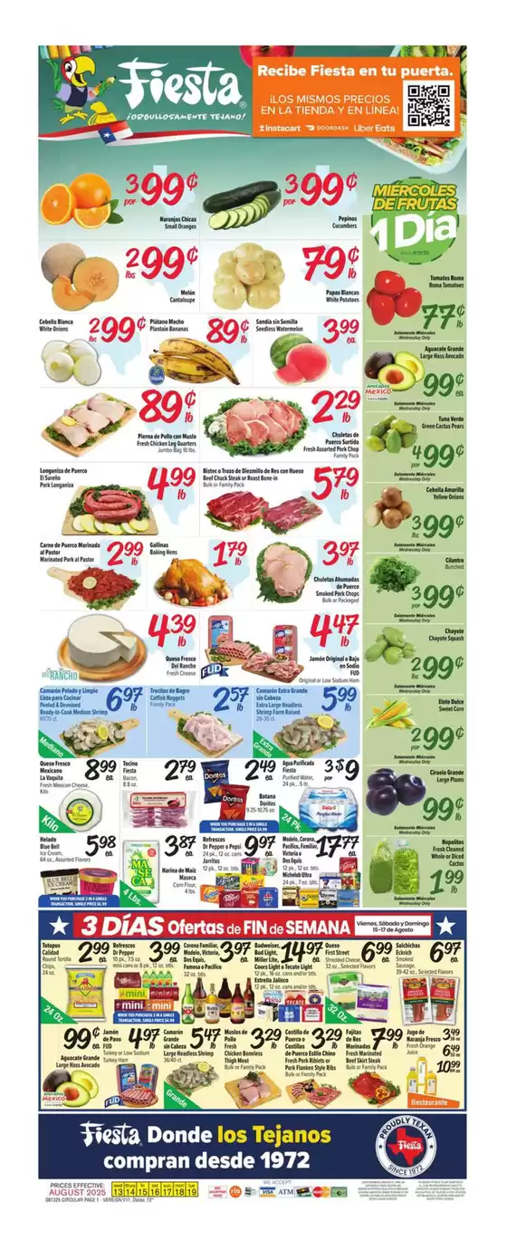 Fiesta Mart catalogue in Alamosa CO | Top deals and discounts | 2025-08-13T00:00:00.000Z - 2025-08-19T00:00:00.000Z