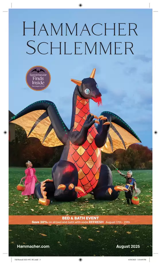 Hammacher Schlemmer catalogue | Hammacher Schlemmer August Catalog | 2025-08-17T00:00:00.000Z - 2025-08-29T00:00:00.000Z