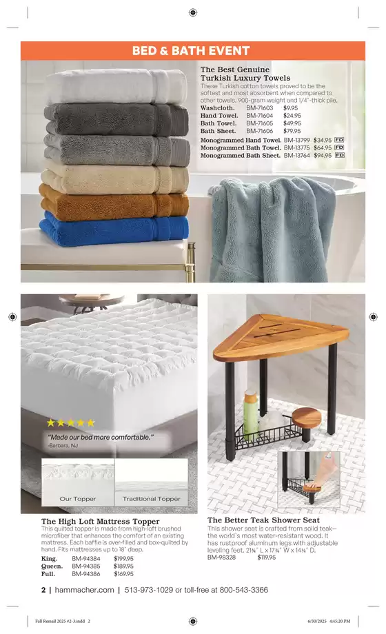 Hammacher Schlemmer August Catalog