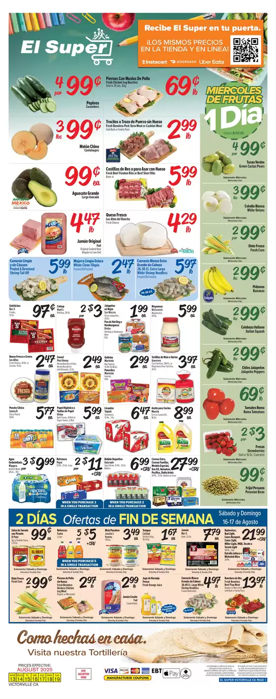 El Super catalogue in Alamosa CO | Top offers for smart savers | 2025-08-13T00:00:00.000Z - 2025-08-19T00:00:00.000Z