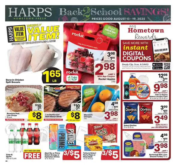 Harp's Market catalogue in Easton MD | Harp's Market weekly ad | 2025-08-13T00:00:00.000Z - 2025-08-19T00:00:00.000Z