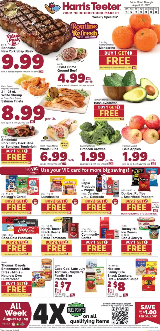 Harris Teeter catalogue in Marysville CA | Top offers for all bargain hunters | 2025-08-13T00:00:00.000Z - 2025-08-19T00:00:00.000Z
