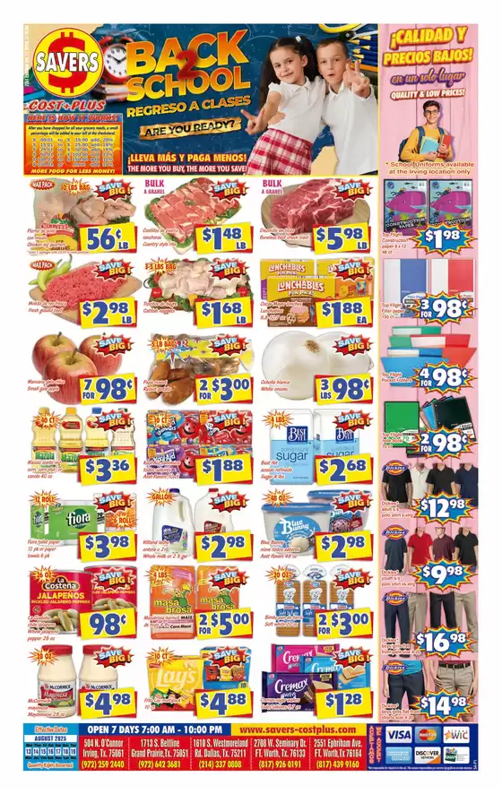Savers Cost Plus catalogue in Apple Springs TX | Top offers for all bargain hunters | 2025-08-13T00:00:00.000Z - 2025-08-19T00:00:00.000Z