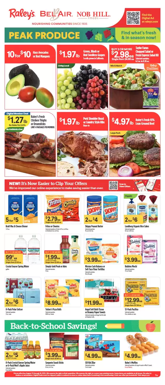 Raley's weekly ad