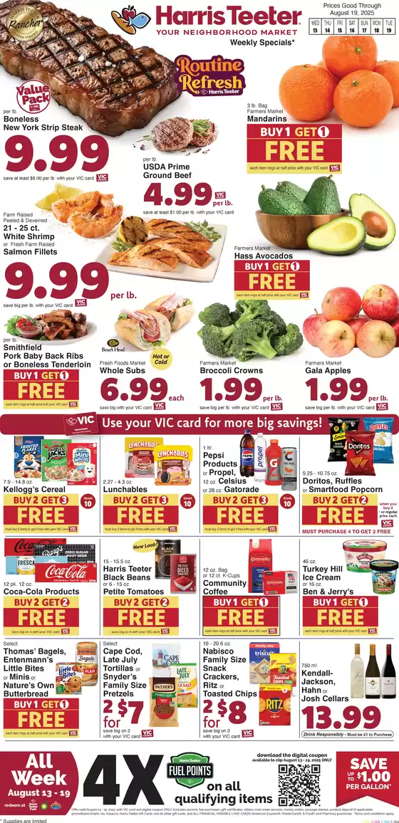 Harris Teeter catalogue in Marysville CA | Great discounts on selected products | 2025-08-13T00:00:00.000Z - 2025-08-19T00:00:00.000Z