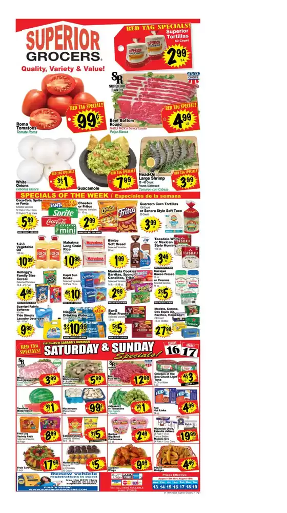Weekly Specials