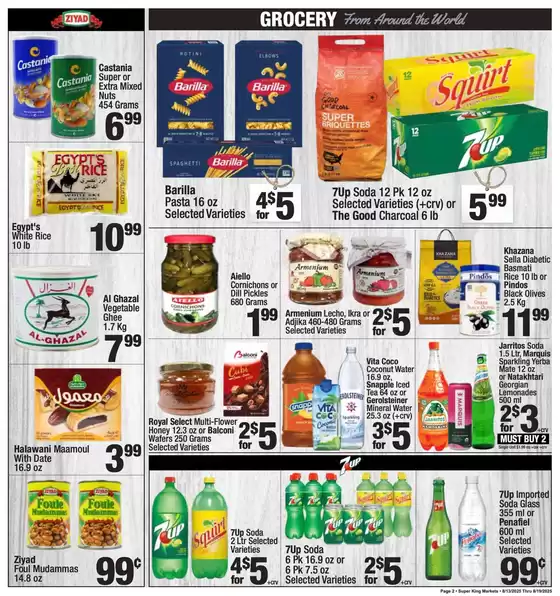 Weekly add Super King Markets