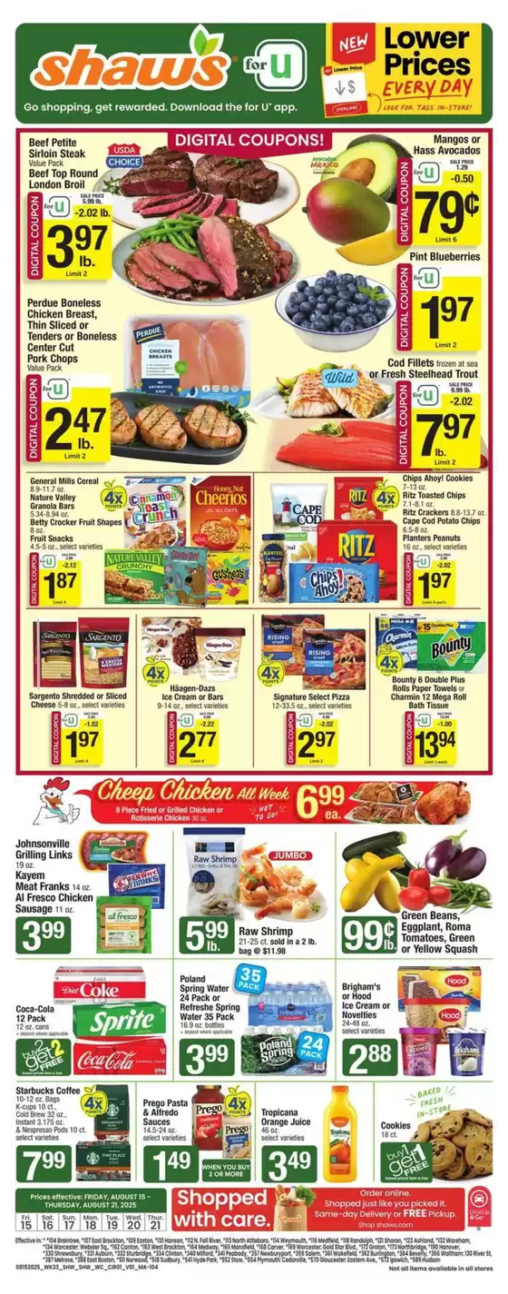 Shaw's flyer