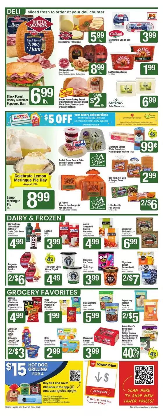 Shaw's flyer