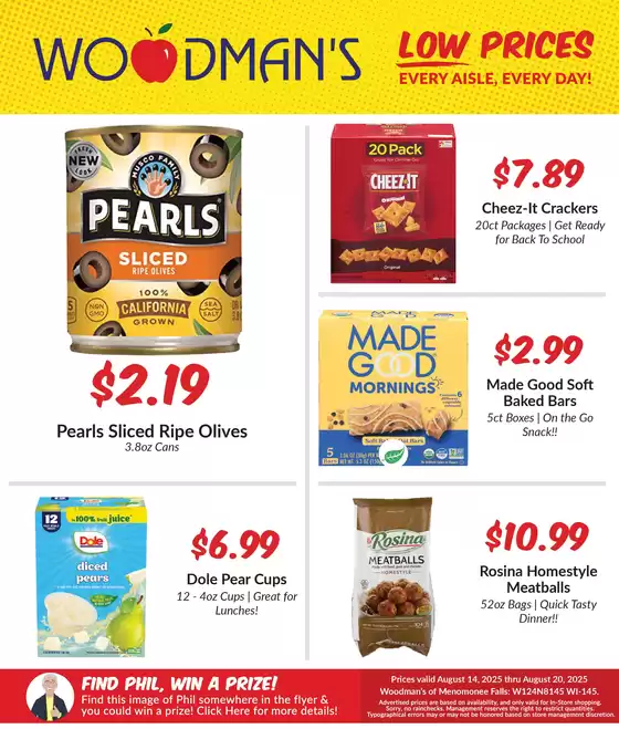 Woodman's catalogue in Colfax WI | Top offers for smart savers | 2025-08-14T00:00:00.000Z - 2025-08-20T00:00:00.000Z