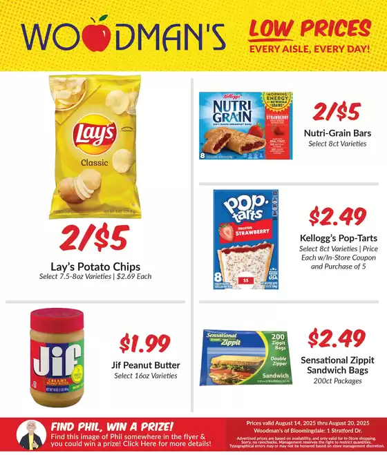 Woodman's catalogue in Colfax WI | Great offer for bargain hunters | 2025-08-14T00:00:00.000Z - 2025-08-20T00:00:00.000Z