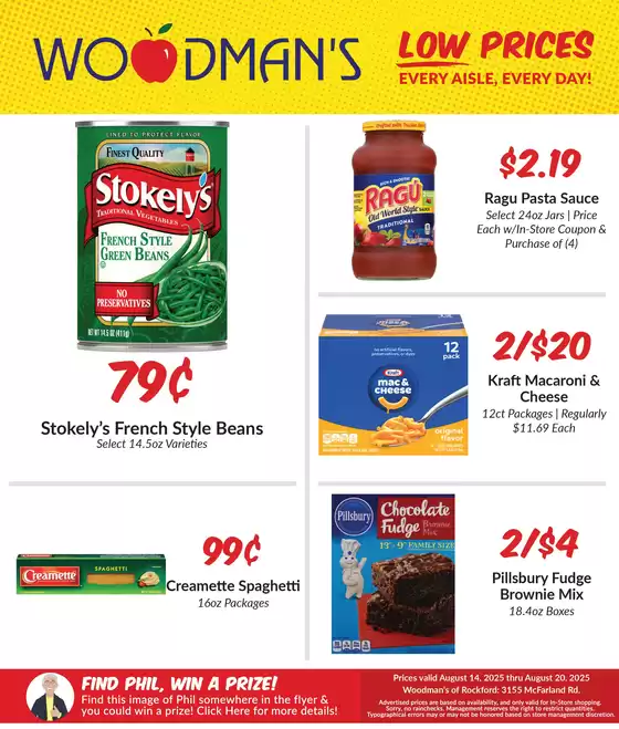 Woodman's catalogue in Colfax WI | Current bargains and offers | 2025-08-14T00:00:00.000Z - 2025-08-20T00:00:00.000Z
