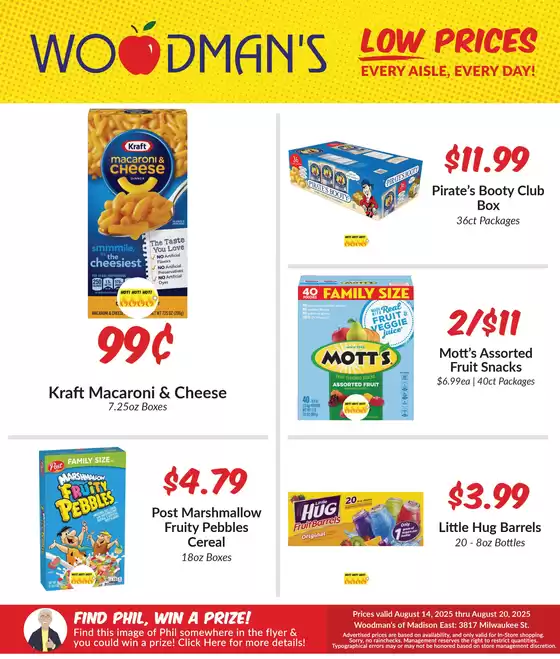 Woodman's catalogue in Colfax WI | Current deals and offers | 2025-08-14T00:00:00.000Z - 2025-08-20T00:00:00.000Z