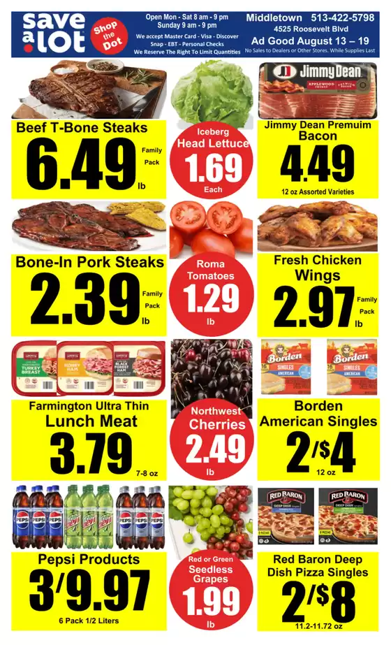 Save a Lot catalogue in Klamath Falls OR | Save now with our deals | 2025-08-13T00:00:00.000Z - 2025-08-19T00:00:00.000Z