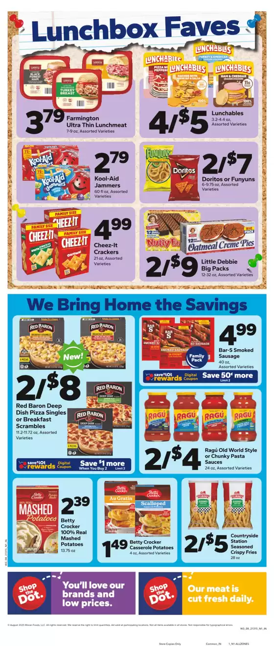 Exclusive bargains