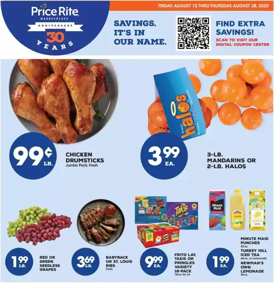 Price Rite catalogue in Port Allegany PA | Weekly Ads Price Rite | 2025-08-15T00:00:00.000Z - 2025-08-28T00:00:00.000Z