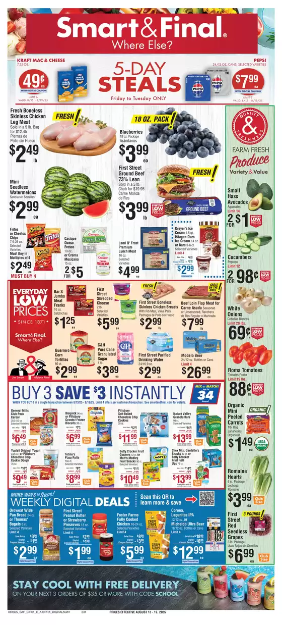 Smart & Final catalogue in Port Allegany PA | Exclusive deals for our customers | 2025-08-15T00:00:00.000Z - 2025-08-19T00:00:00.000Z