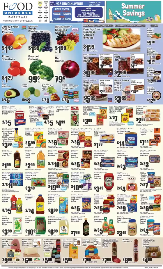 Food Universe catalogue in Ellicott City MD | Food Universe weekly ad | 2025-08-15T00:00:00.000Z - 2025-08-21T00:00:00.000Z