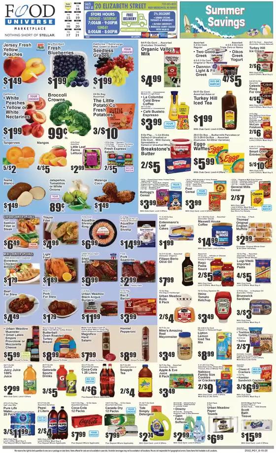 Food Universe catalogue in Ellicott City MD | Exclusive deals and bargains | 2025-08-15T00:00:00.000Z - 2025-08-21T00:00:00.000Z