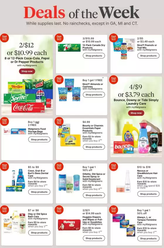 Current deals and offers