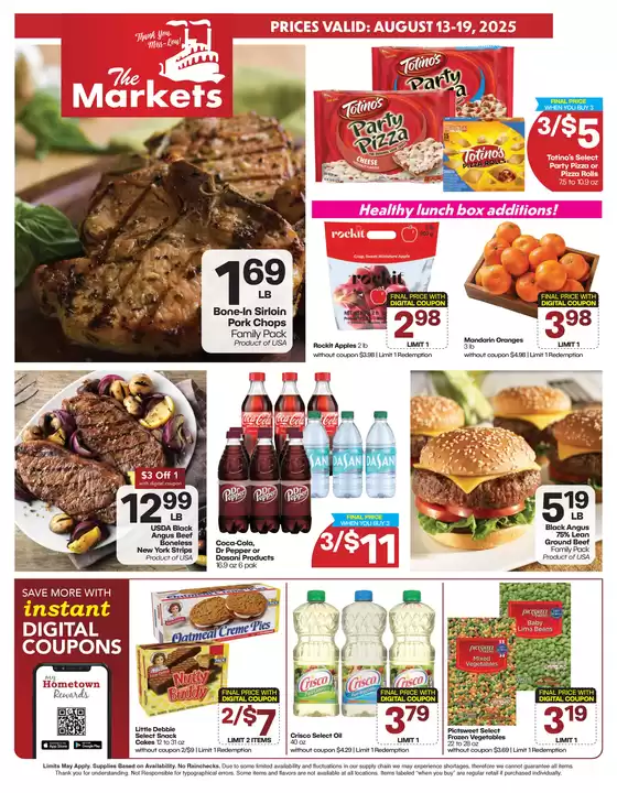 The Markets catalogue in Downey CA | Discover attractive offers | 2025-08-13T00:00:00.000Z - 2025-08-19T00:00:00.000Z