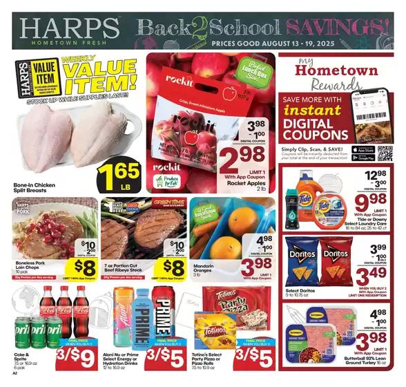 Harp's Market weekly ad