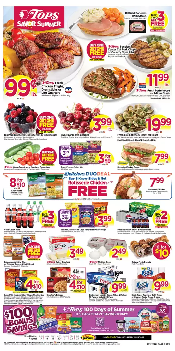 Tops catalogue in Del Rey Oaks CA | Weekly Specials | 2025-08-17T00:00:00.000Z - 2025-08-23T00:00:00.000Z