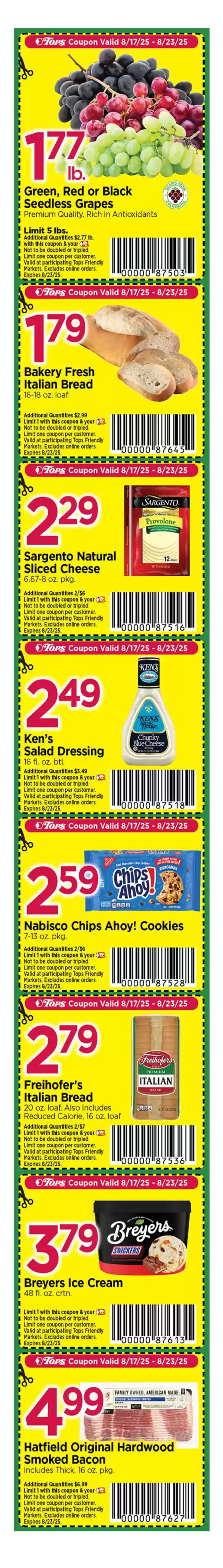 Tops catalogue in Del Rey Oaks CA | Current bargains and offers | 2025-08-17T00:00:00.000Z - 2025-08-23T00:00:00.000Z