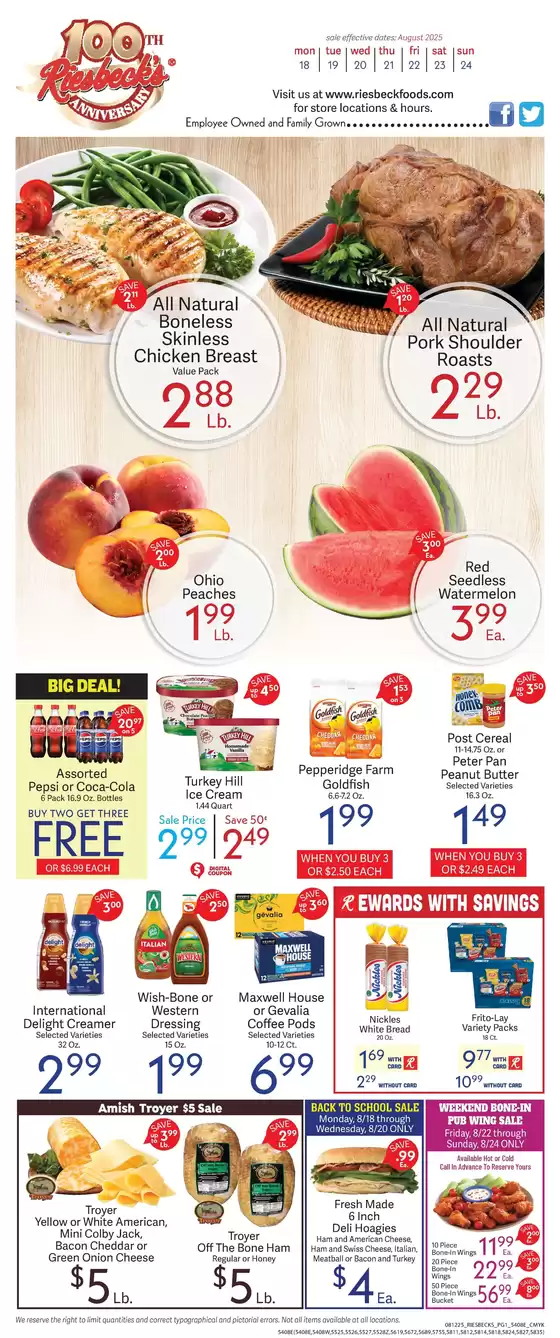 Riesbeck catalogue in Del Rey Oaks CA | Great offer for bargain hunters | 2025-08-18T00:00:00.000Z - 2025-08-24T00:00:00.000Z