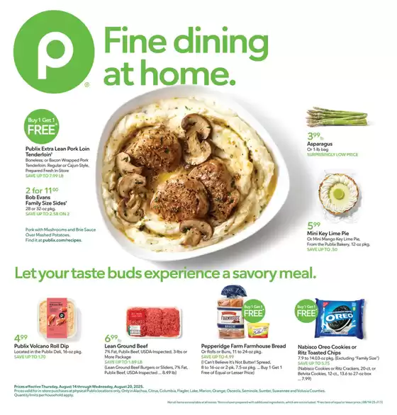 Publix catalogue in De Soto KS | Great offer for all customers | 2025-08-14T00:00:00.000Z - 2025-08-20T00:00:00.000Z