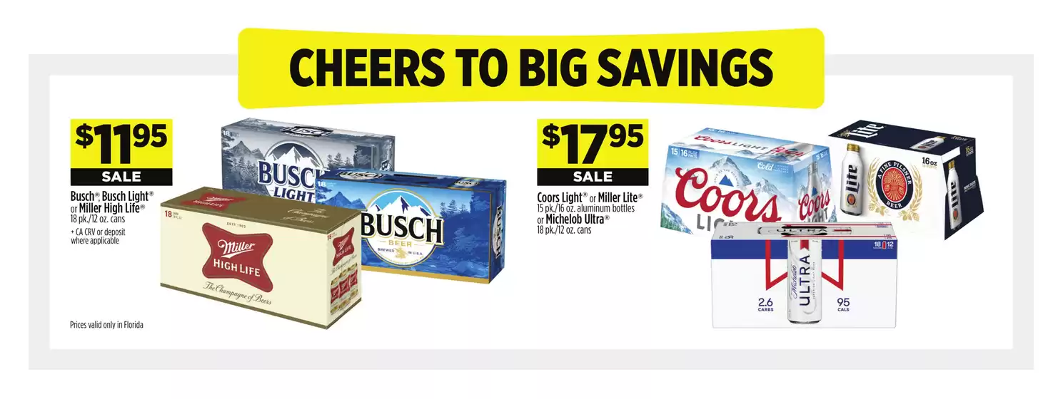 Attractive special offers for everyone