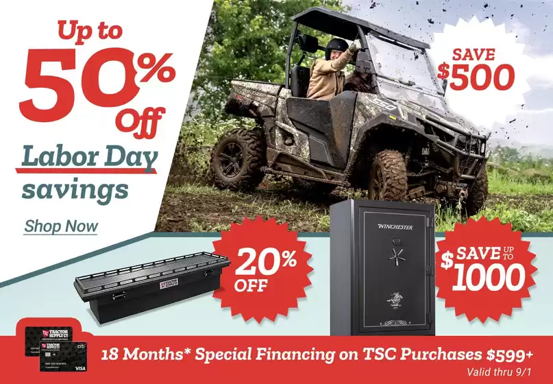 Tractor Supply Company catalogue in Maplewood MO | Our best deals for you | 2025-08-19T00:00:00.000Z - 2025-09-01T00:00:00.000Z
