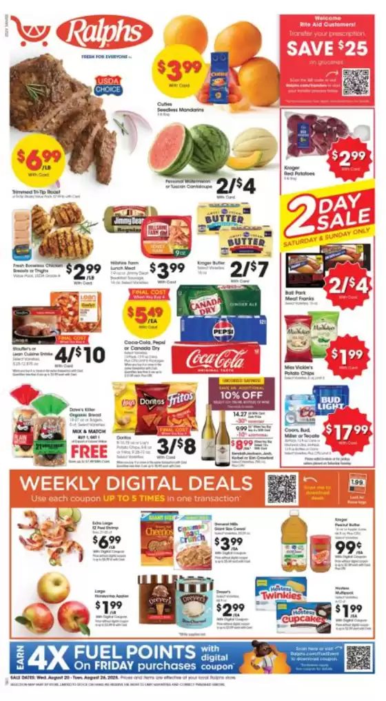 Ralphs catalogue in West Lebanon NH | Current special promotions | 2025-08-20T00:00:00.000Z - 2025-08-27T00:00:00.000Z