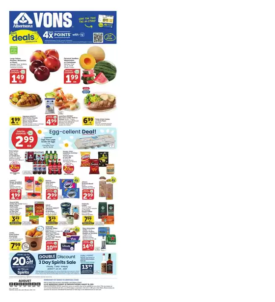 Vons catalogue in Los Angeles CA | Weekly Ad - SoCal | 2025-08-20T00:00:00.000Z - 2025-08-26T00:00:00.000Z