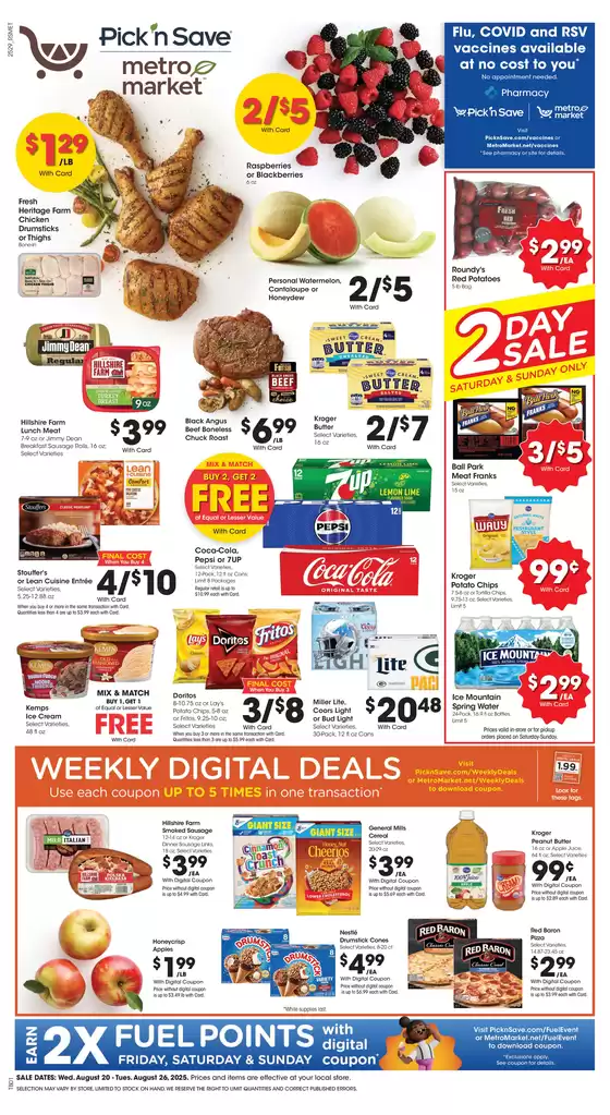 Pick'n Save catalogue in Ludlow VT | Weekly Ad | 2025-08-20T00:00:00.000Z - 2025-08-26T00:00:00.000Z